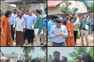 గోకవరం మండలంలో కలెక్టర్ విస్తృత పర్యటన... గోకవరంలో ముంపుకు గురైన పలు ప్రాంతాలను పరిశీలించిన కలెక్టర్..
