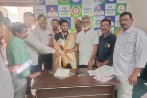 జాతీయ స్థాయి పవర్ లిఫ్ట్ పోటీల్లో తృతీయ స్థానం