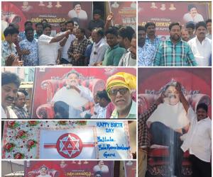 తాటికొండ బుజ్జి  ఆధ్వర్యంలో ఘనంగా ఎమ్మెల్యే బత్తుల బల రామకృష్ణ జన్మదిన వేడుక